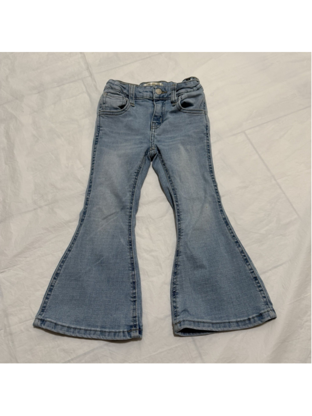 Shyanne Girls Embroidered Flare Leg Jeans Size 4T Western Cowgirl Rodeo